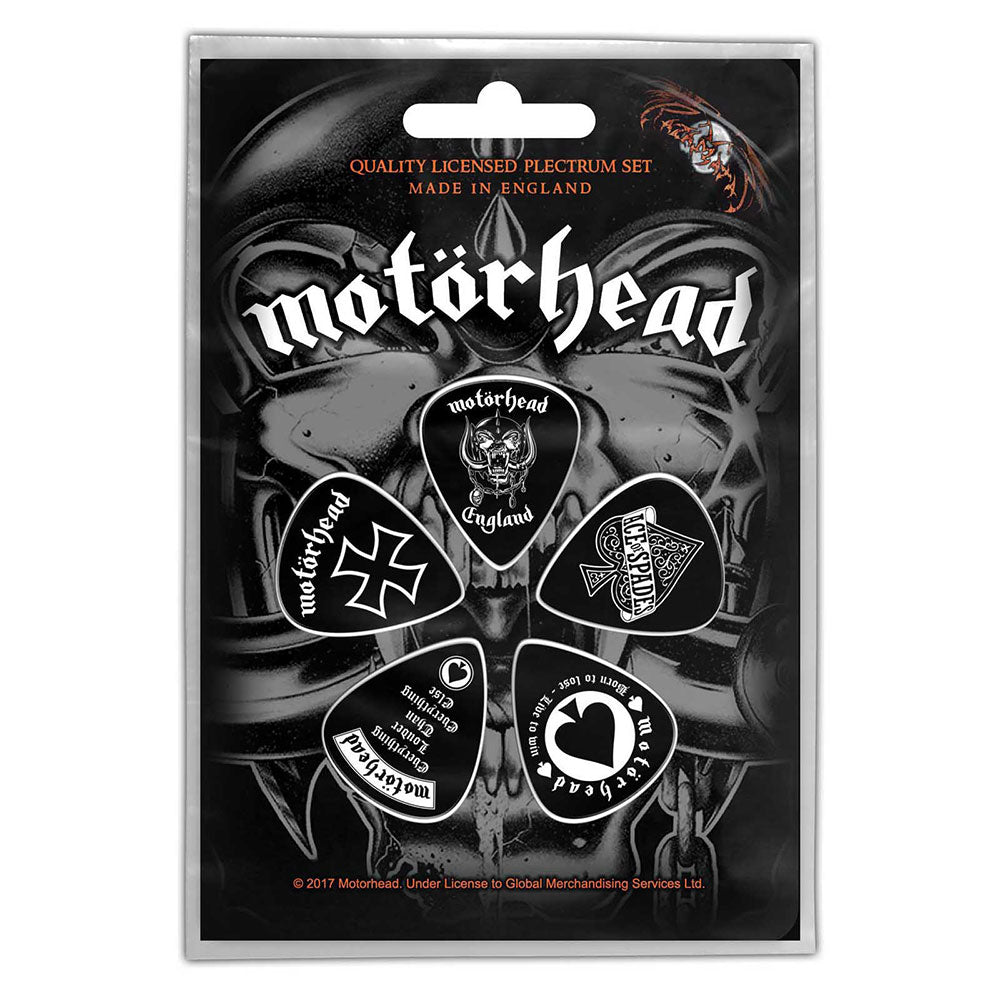 Motorhead Plectrum Pack: England Set plectrums