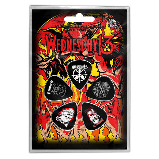 Wednesday 13 Plectrum Pack: Logo Shovels Set plectrums