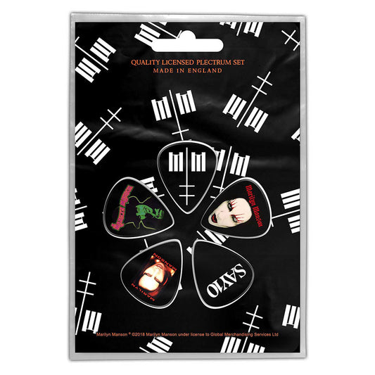 Marilyn Manson Plectrum Pack: MM Set plectrums