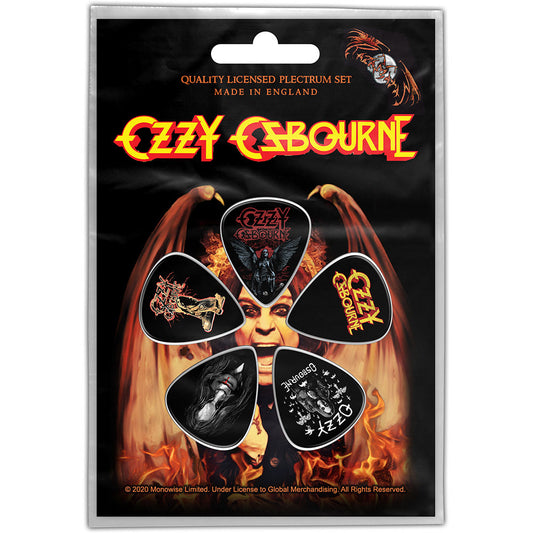 Ozzy Osbourne Plectrum Pack: Ordinary Man Set plectrums