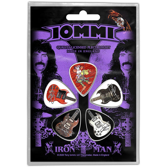 Tony Iommi Plectrum Pack: Iron Man Set plectrums