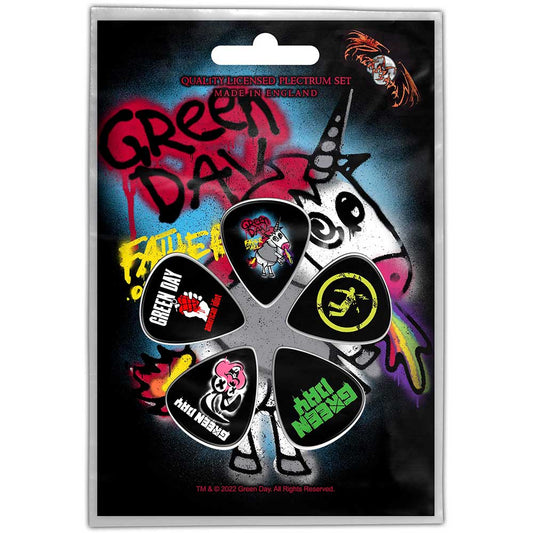 Green Day Plectrum Pack: Father of All Set plectrums