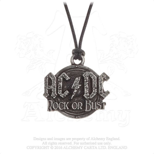 AC/DC Pendant: Rock or Bust Pendant