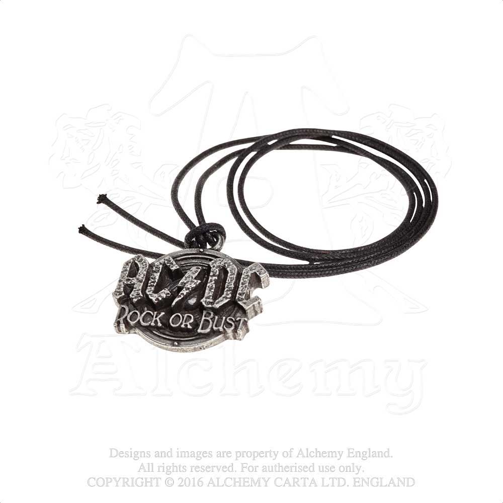 AC/DC Pendant: Rock or Bust Pendant