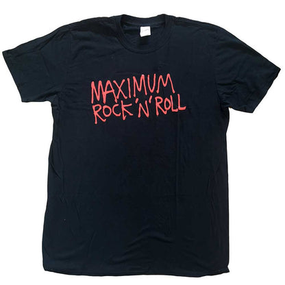 Primal Scream Unisex T-Shirt: Maximum RnR (Back Print) (Ex-Tour) T-Shirt