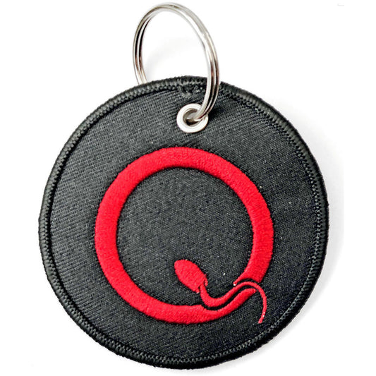 Queens Of The Stone Age Keychain: Q Logo (Double Sided Patch) Sleutelhanger