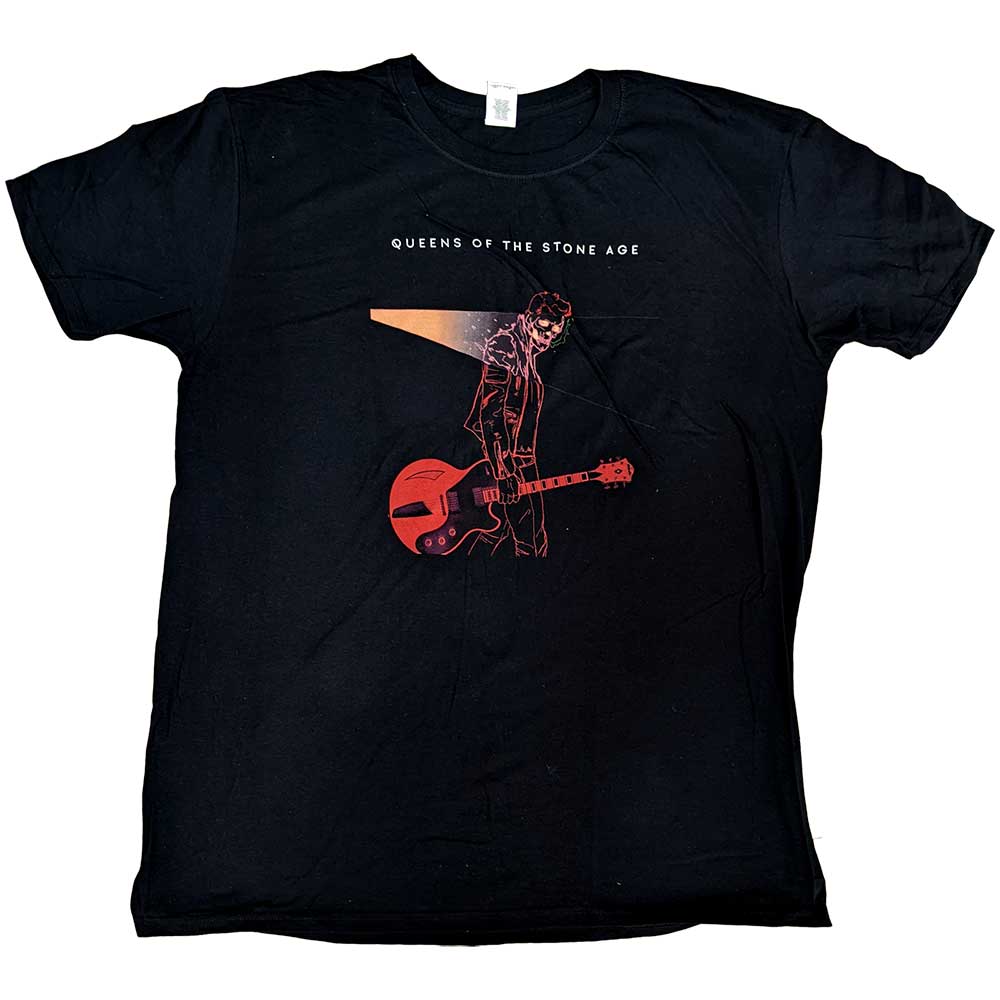 Queens Of The Stone Age Unisex T-Shirt: Budapest 2018 (Back Print) (Ex-Tour) T-Shirt
