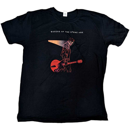 Queens Of The Stone Age Unisex T-Shirt: Budapest 2018 (Back Print) (Ex-Tour) T-Shirt