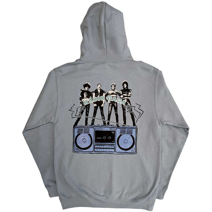 Queen Unisex Pullover Hoodie: Radio Ga Ga (Back Print) Trui met capuchon