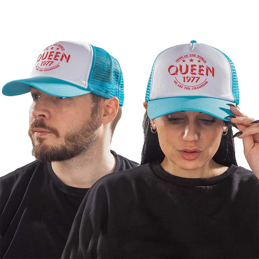 Queen Unisex Mesh Back Cap: Champions 77 Mesh Back Cap