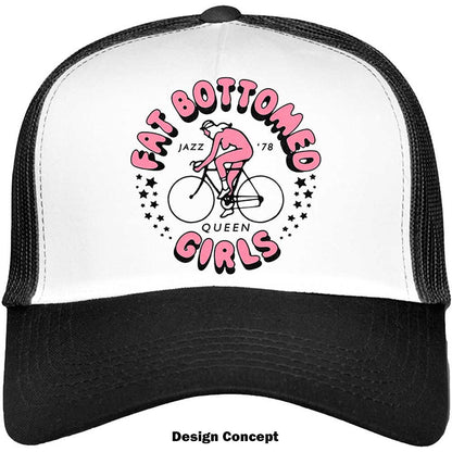 Queen Unisex Mesh Back Cap: Fat Bottomed Girls Mesh Back Cap