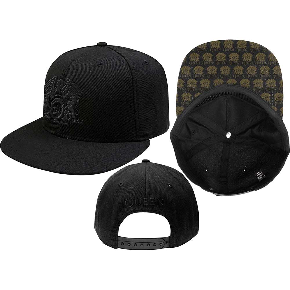 Queen Unisex Snapback Cap: Crest Snapback-pet