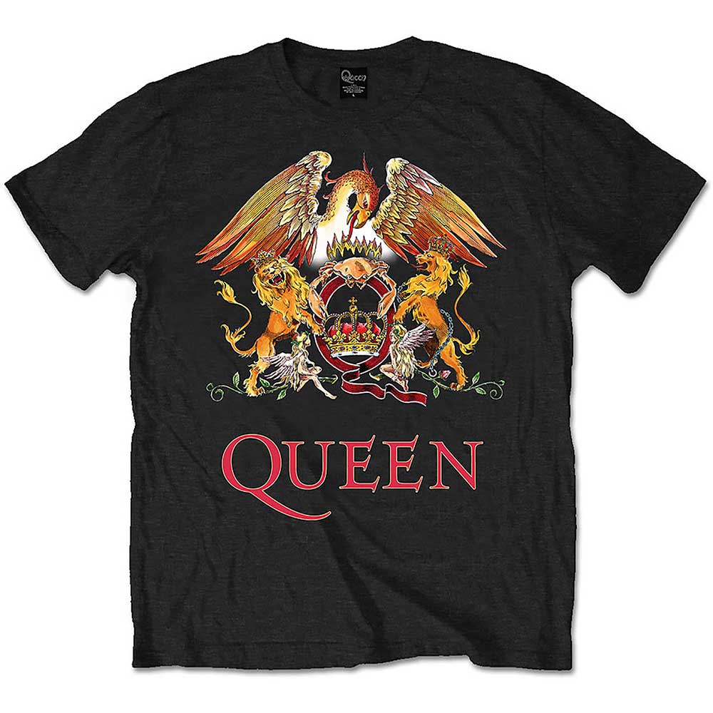 Queen Unisex T-Shirt: Classic Crest T-Shirt