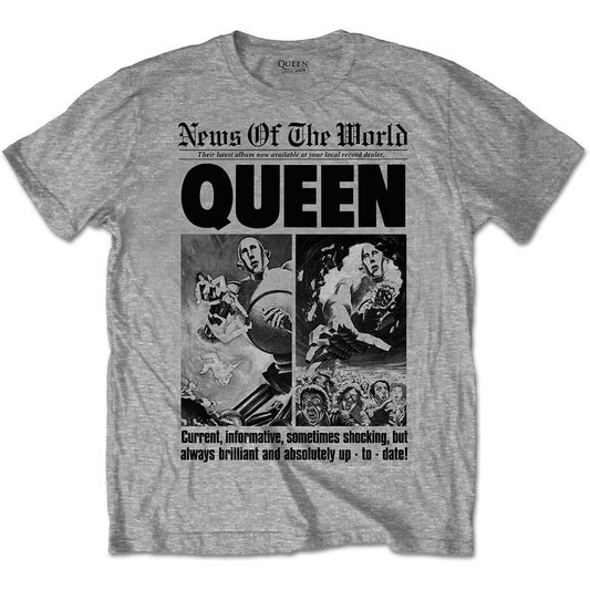 Queen Unisex T-Shirt: News of the World 40th Front Page T-Shirt