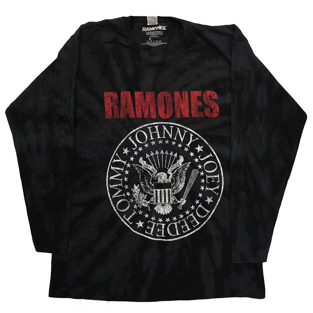 Ramones Unisex Long Sleeve T-Shirt: Presidential Seal (Wash Collection) Long Sleeve T-Shirt