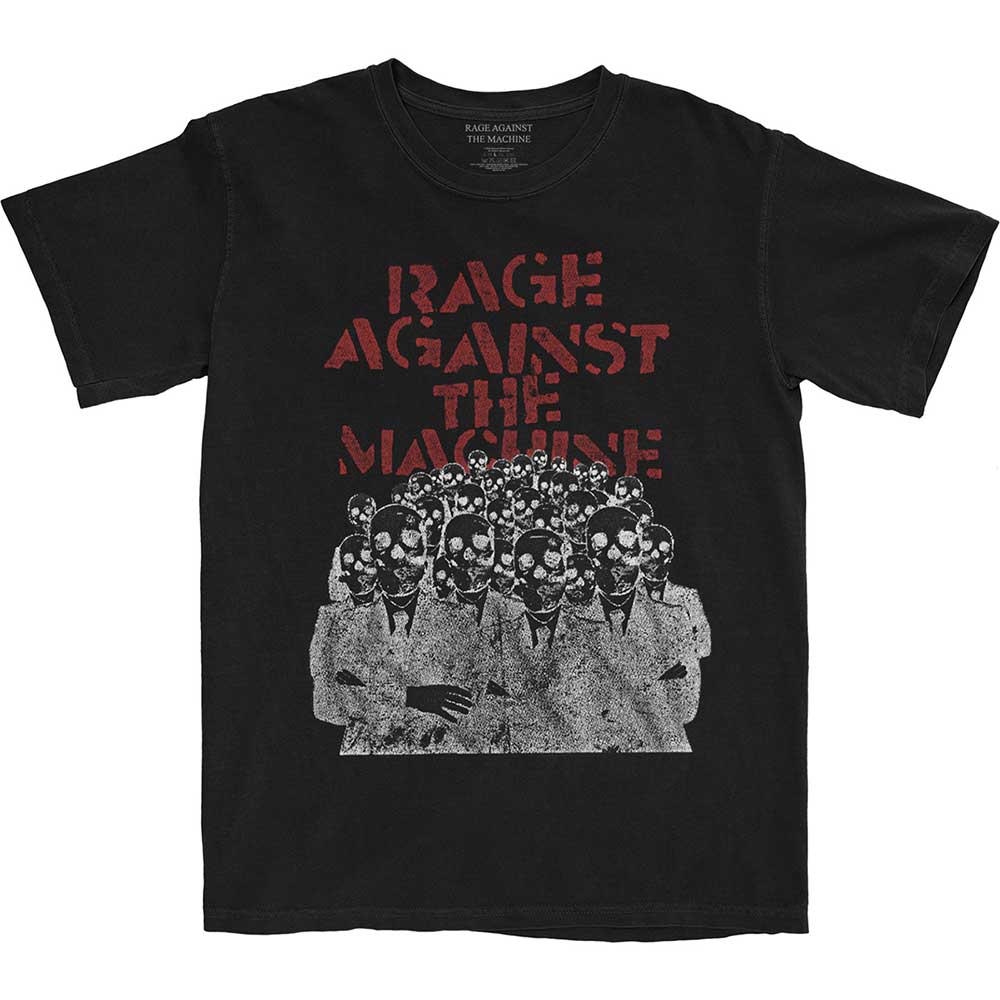 Rage Against The Machine Unisex T-Shirt: Crowd Masks T-Shirt