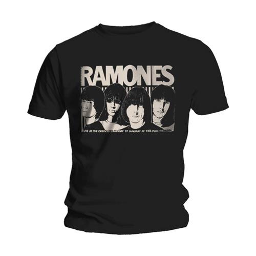 Ramones Unisex T-Shirt: Odeon Poster T-Shirt