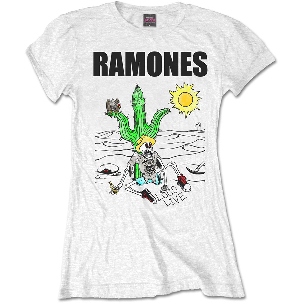 Ramones Ladies T-Shirt: Loco Live T-Shirt