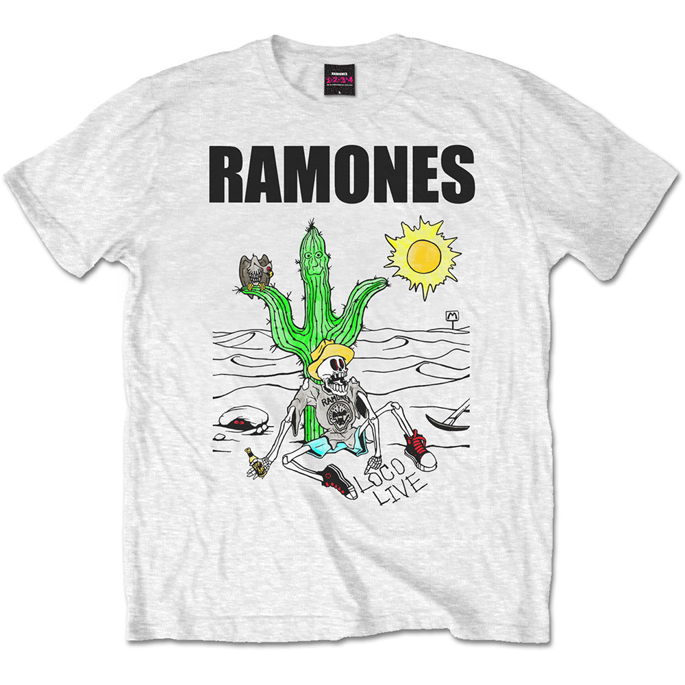 Ramones Unisex T-Shirt: Loco Live T-Shirt