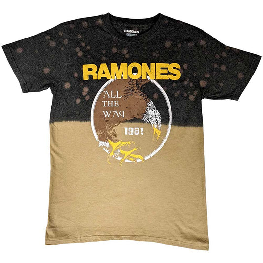 Ramones Unisex T-Shirt: All The Way (Wash Collection) T-Shirt