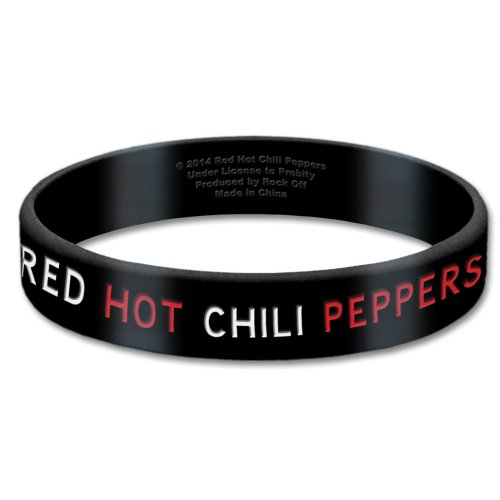 Red Hot Chili Peppers Gummy Wristband: Logo Polsband