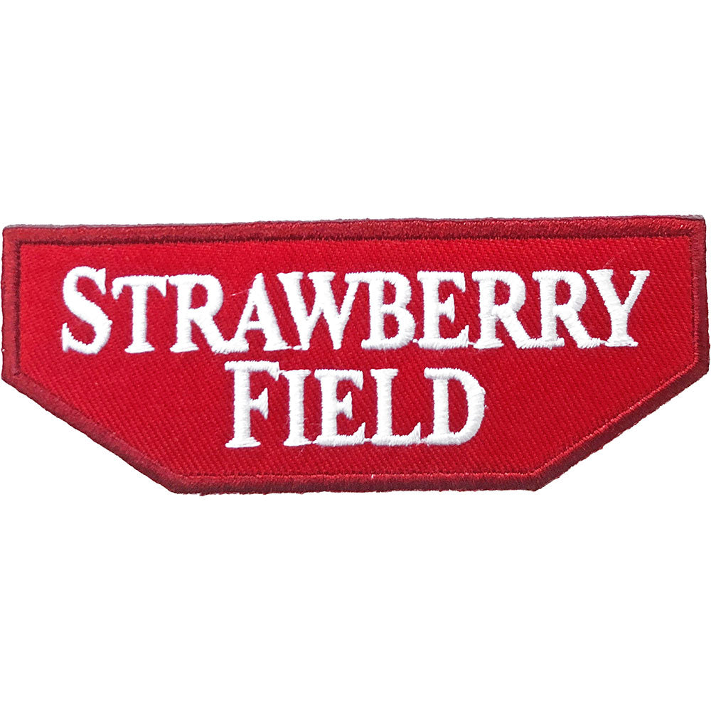 Road Sign Standard Patch: Strawberry Field Standaard patch