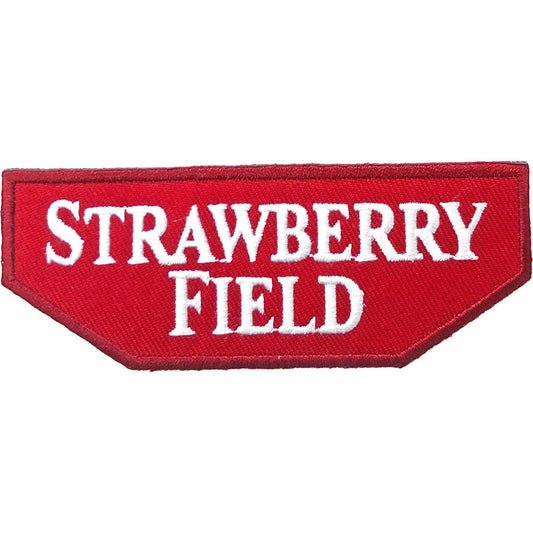 Road Sign Standard Patch: Strawberry Field Standaard patch
