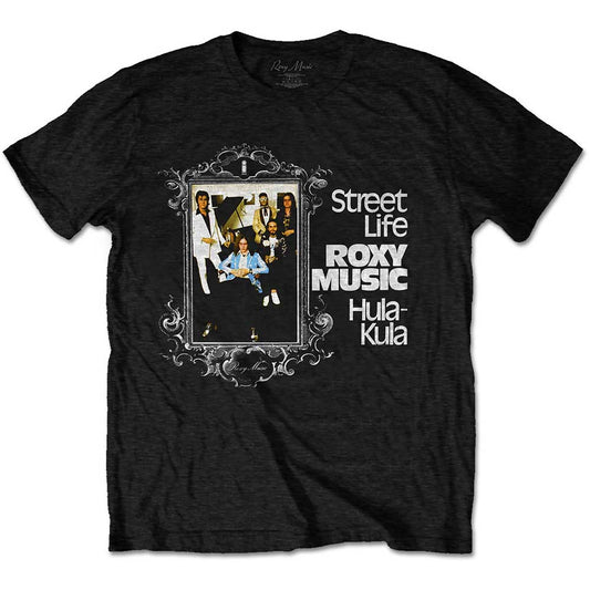 Roxy Music Unisex T-Shirt: Street Life Hula-Kula T-Shirt