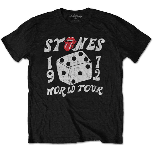 The Rolling Stones Unisex T-Shirt: Dice Tour '72 (Eco-Friendly) T-Shirt