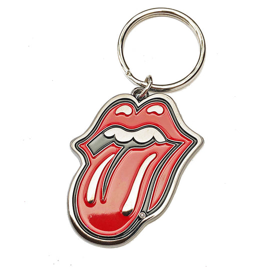 The Rolling Stones Keychain: Classic Tongue (Enamel In-fill) Sleutelhanger