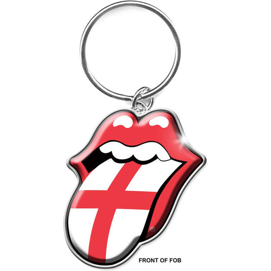 The Rolling Stones Keychain: England (Enamel In-fill) Sleutelhanger