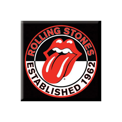 The Rolling Stones Fridge Magnet: Est. 1962 (2 inch) Koelkastmagneet