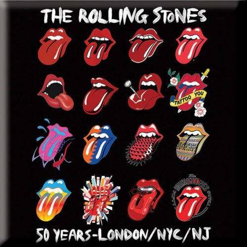 The Rolling Stones Fridge Magnet: Tongue Evolution Koelkastmagneet