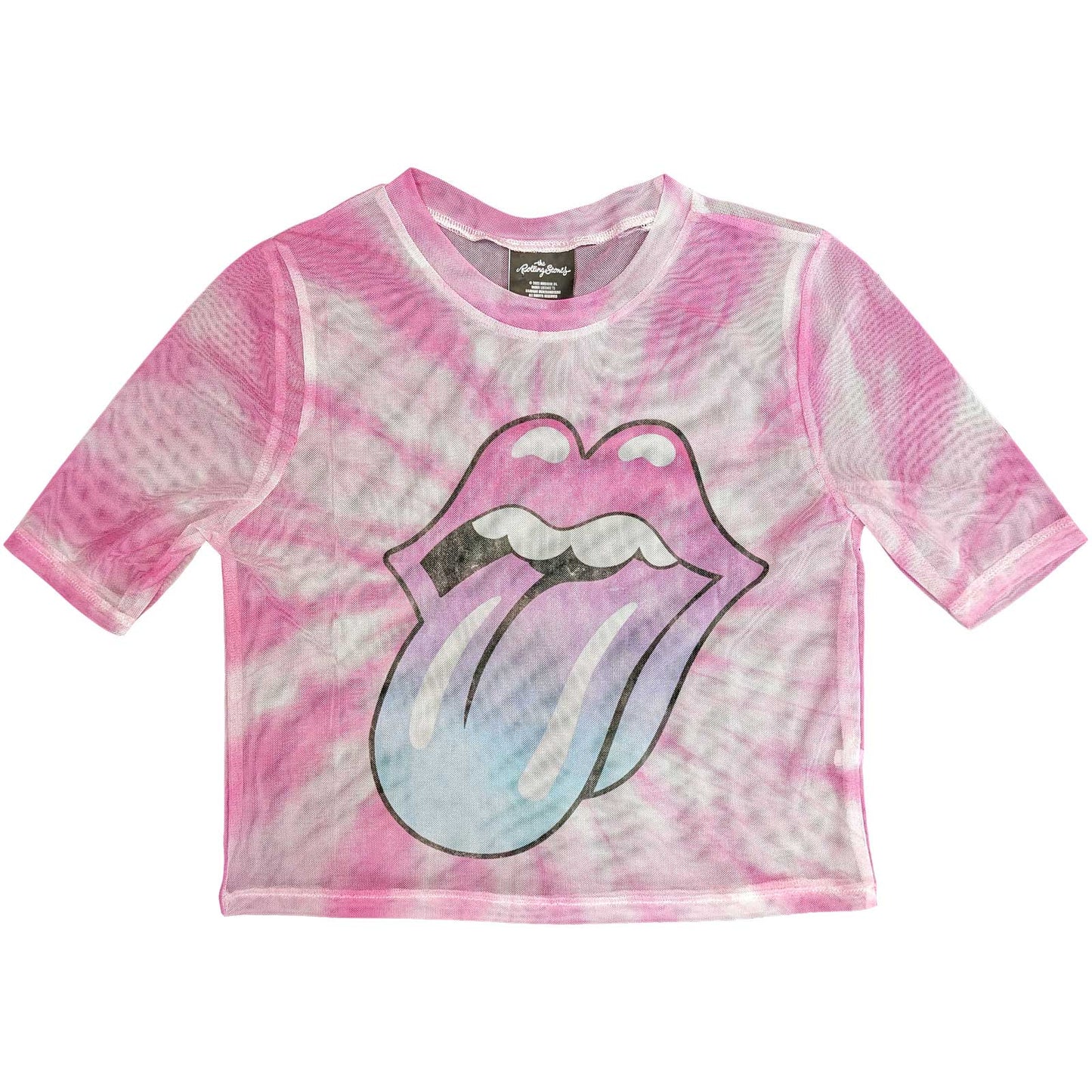 Een foto van een Crop Top van The Rolling Stones.