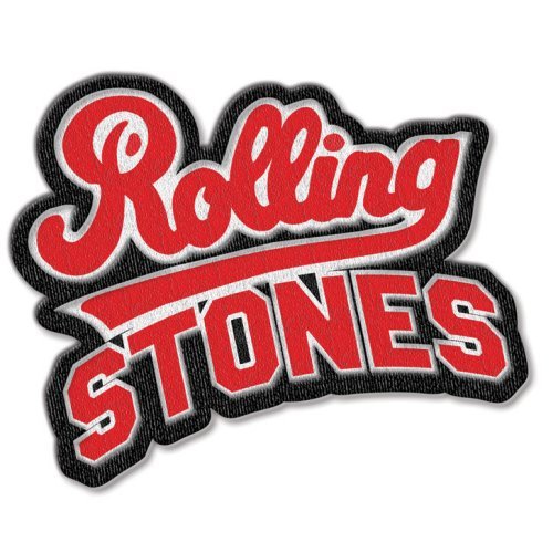 The Rolling Stones Standard Patch: Team Logo with Iron On Finish Standaard patch