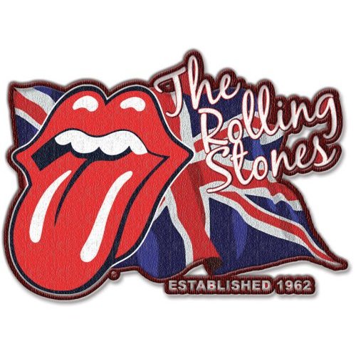 The Rolling Stones Standard Patch: Lick the Flag (Iron On) Standaard patch