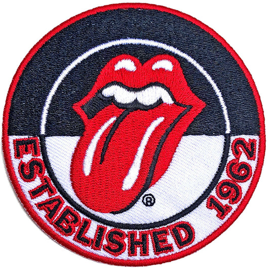 The Rolling Stones Standard Patch:Est 1962 Version 2. Standaard patch