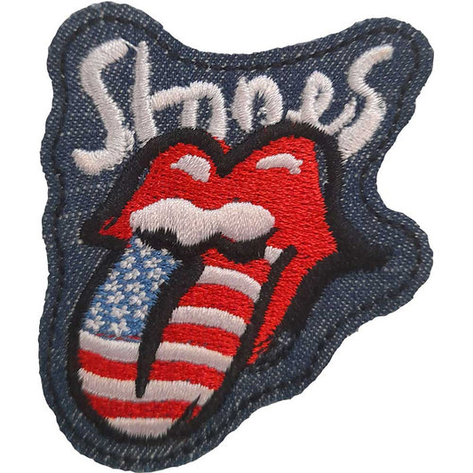 The Rolling Stones Standard Patch: Filter Flag Tongue Standaard patch