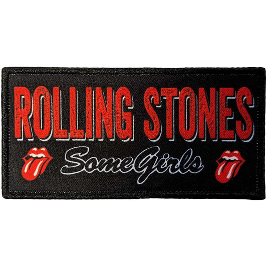 Een foto van een Standard Patch van The Rolling Stones.