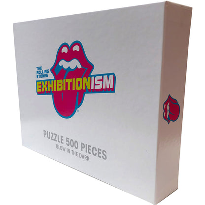 The Rolling Stones 500 Piece Puzzle: Exhibitionism Glow In The Dark 500 Piece Puzzle