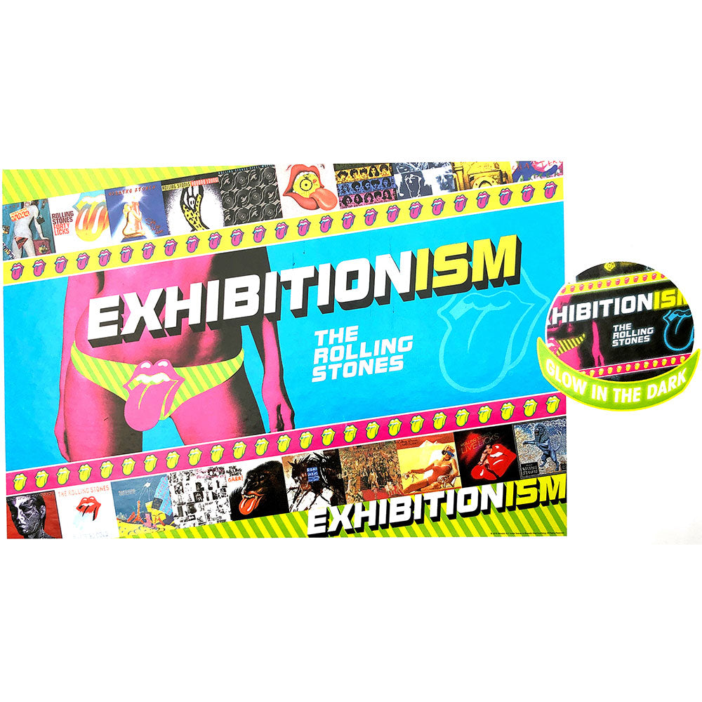 The Rolling Stones 500 Piece Puzzle: Exhibitionism Glow In The Dark 500 Piece Puzzle