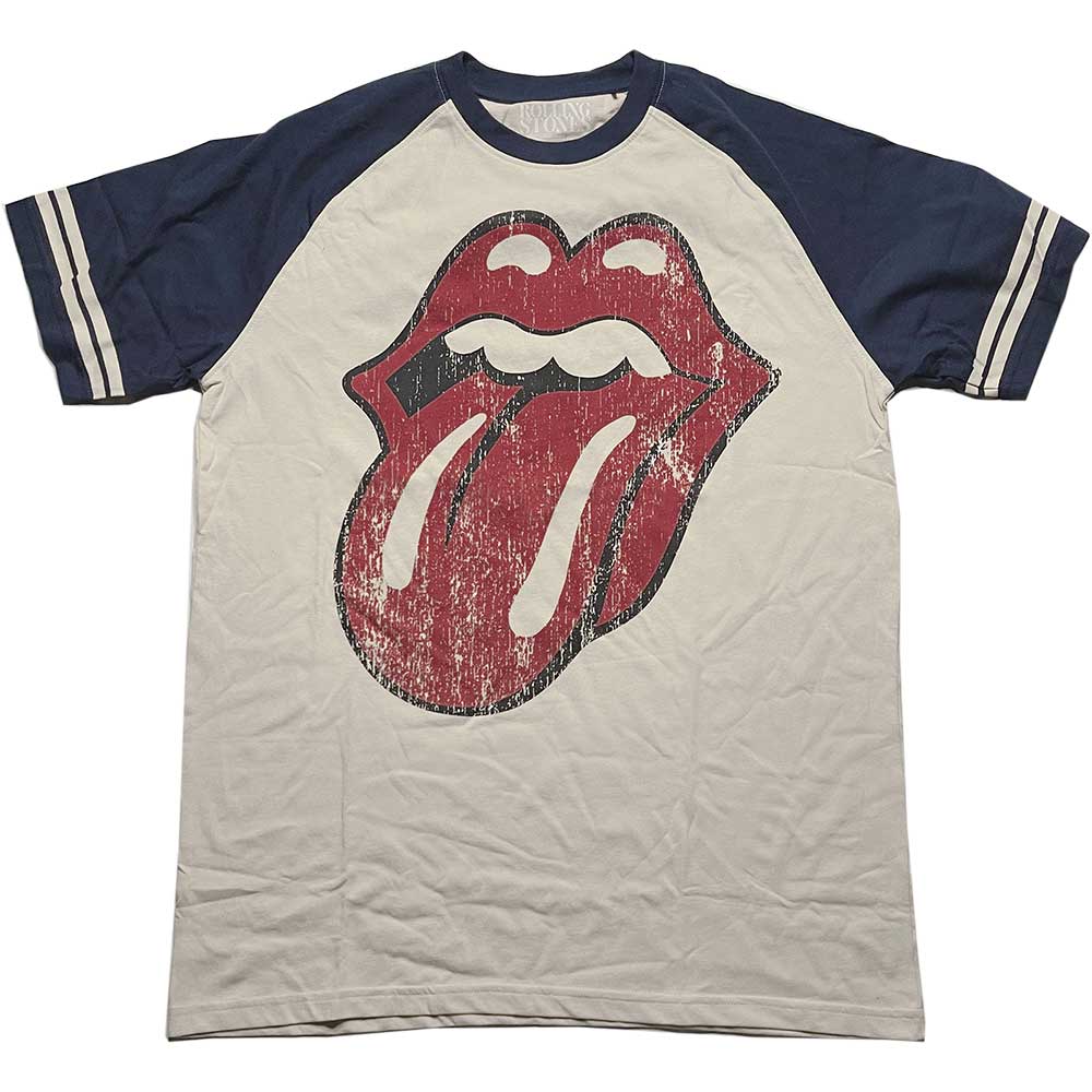 The Rolling Stones Unisex Raglan T-Shirt: Lick Raglan T-Shirt