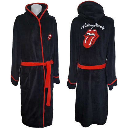 The Rolling Stones Unisex Bathrobe: Classic Tongue (Small - Medium) Bathrobe