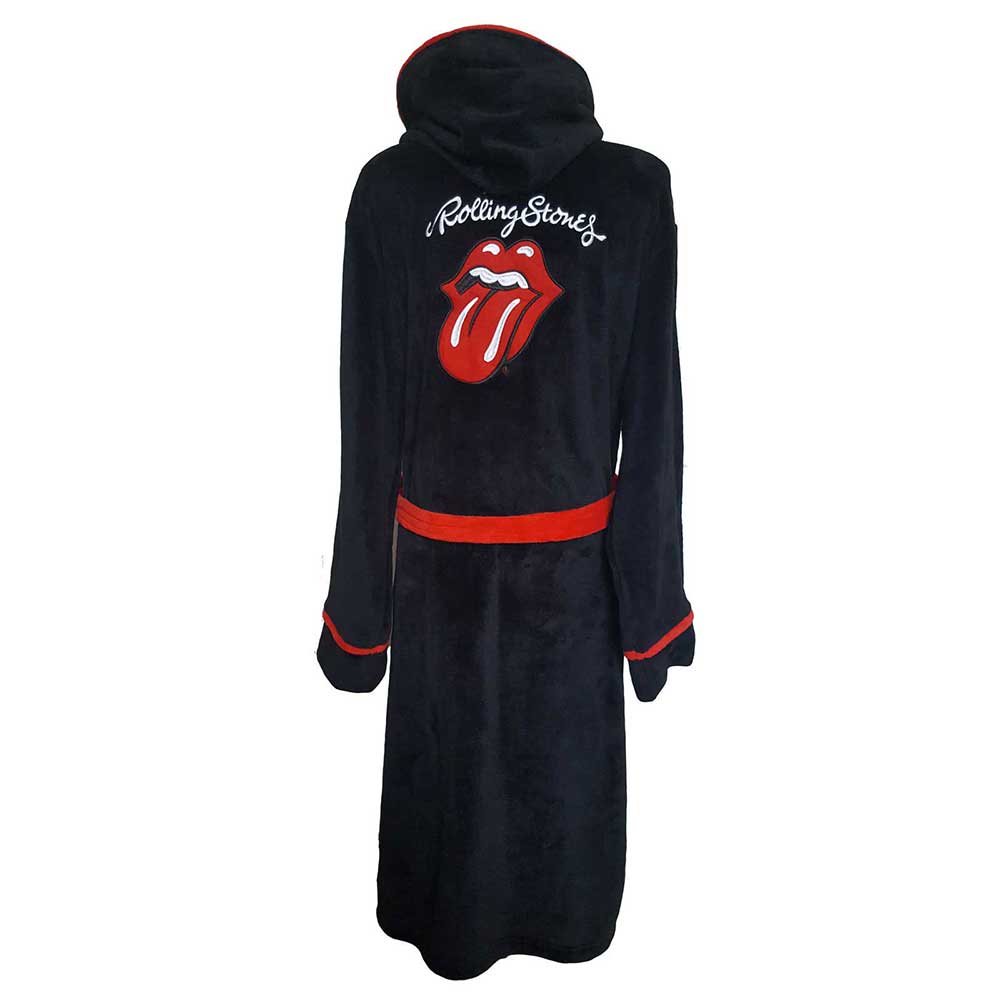 The Rolling Stones Unisex Bathrobe: Classic Tongue (Small - Medium) Bathrobe