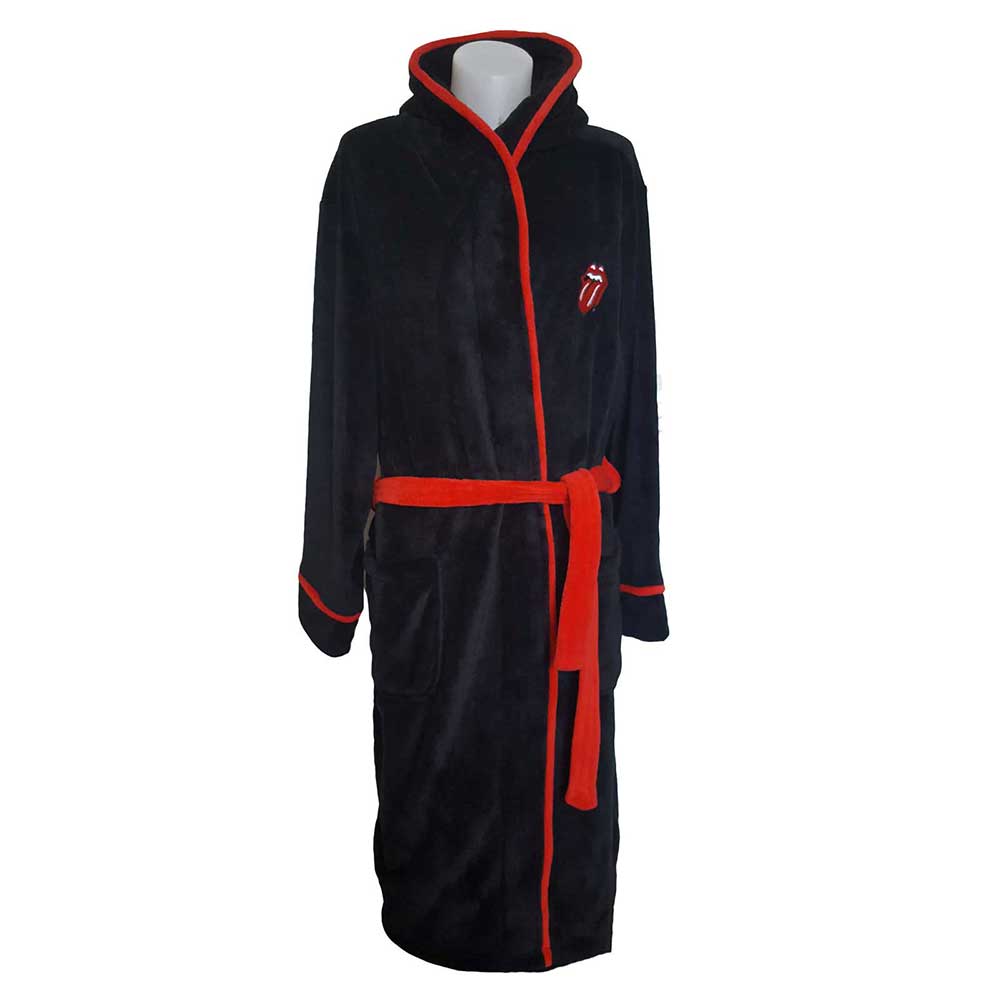 The Rolling Stones Unisex Bathrobe: Classic Tongue (Small - Medium) Bathrobe