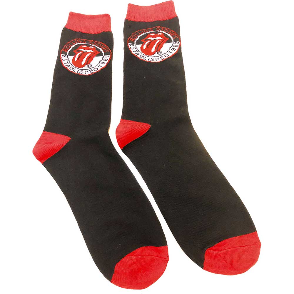 The Rolling Stones Unisex Ankle Socks: Established (UK Size 7 - 11) Enkelsokken