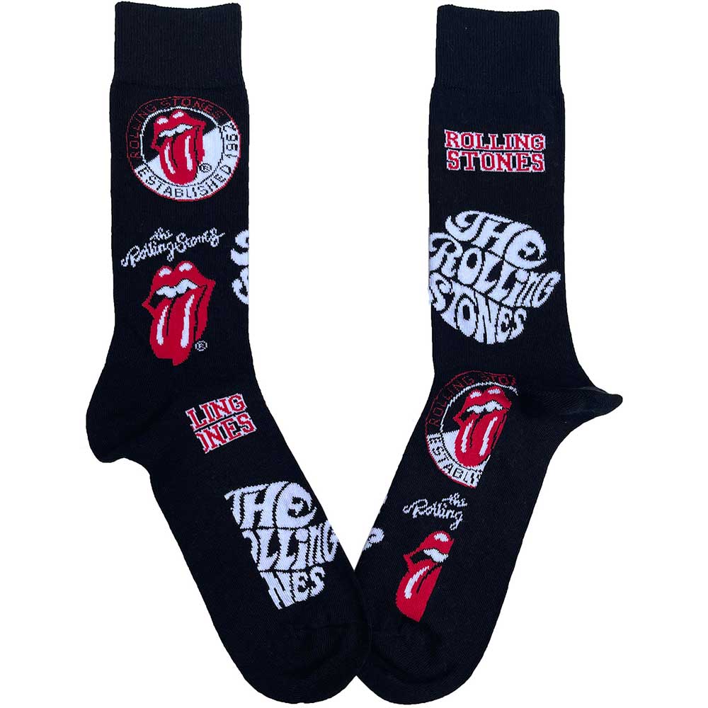 The Rolling Stones Unisex Ankle Socks: Logos (UK Size 7 - 11) Enkelsokken