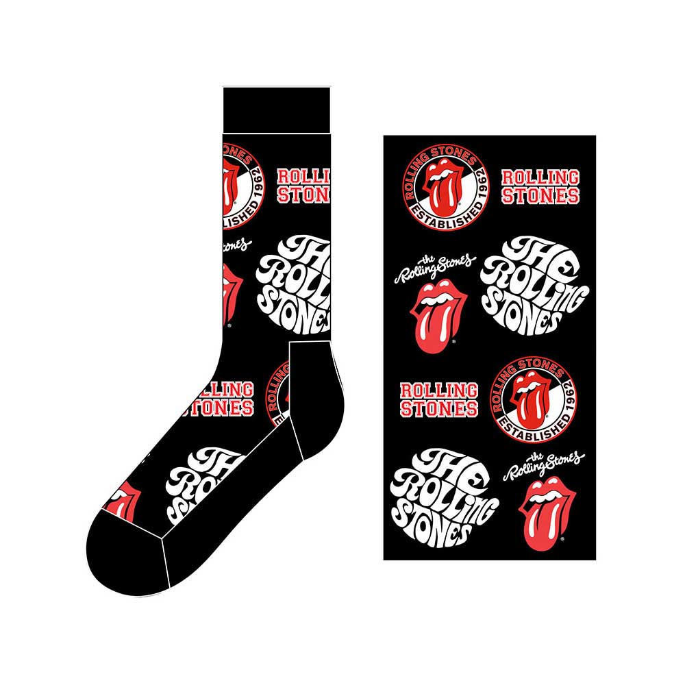 The Rolling Stones Unisex Ankle Socks: Logos (UK Size 7 - 11) Enkelsokken