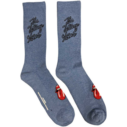 The Rolling Stones Unisex Ankle Socks: Script Logo (UK Size 7 - 11) Enkelsokken