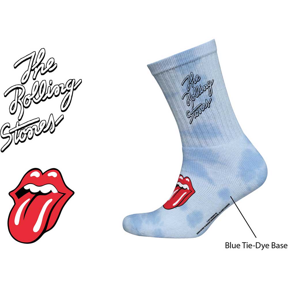 The Rolling Stones Unisex Ankle Socks: Script Logo (UK Size 7 - 11) Enkelsokken